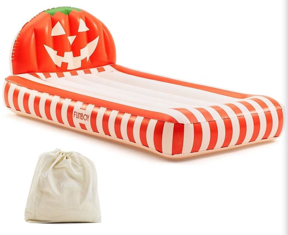 FUNBOY Jack’o lantern pumpkin kids sleepover air mattress